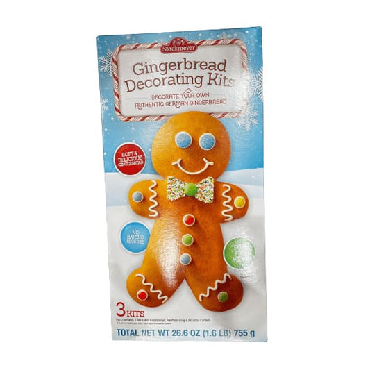 Stockmeyer Stockmeyer Three Giant Soft Gingerbread Man Kits, German Imported, 26.6 oz.