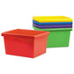 Storex Storage Bins 4 Gal 10 X 12.63 X 7.75 Randomly Assorted Colors - School Supplies - Storex