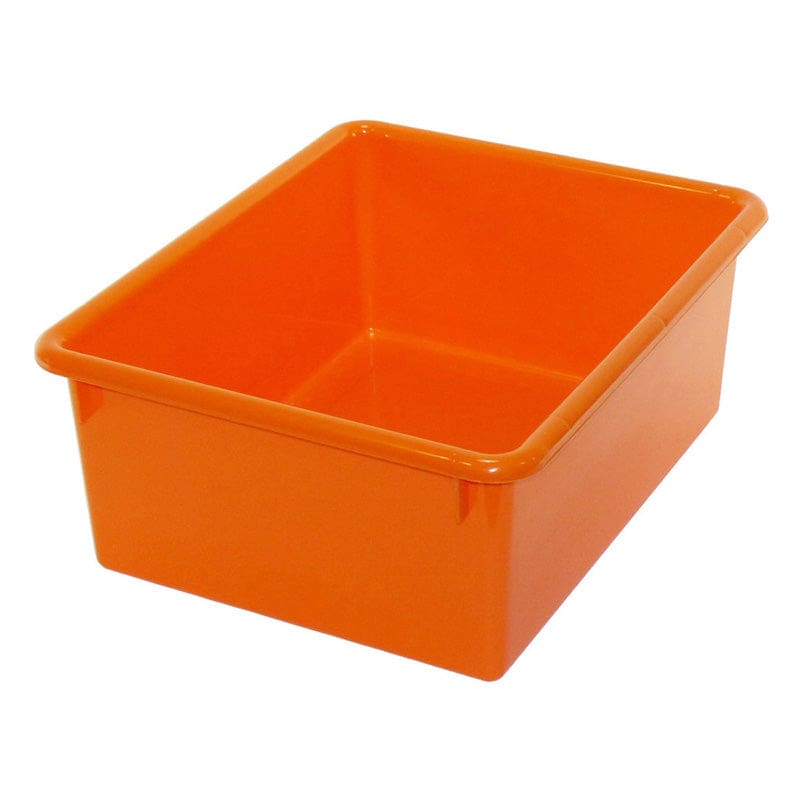 Stowaway Letter Box Orange No Lid 13-1/8 X 10-1/2 X 5-1/4 (Pack of 6) - Storage Containers - Romanoff Products