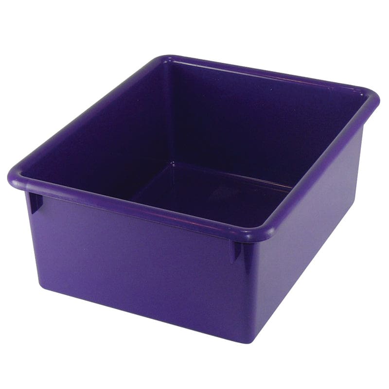 Stowaway Letter Box Purple No Lid 13-1/8 X 10-1/2 X 5-1/4 (Pack of 6) - Storage Containers - Romanoff Products