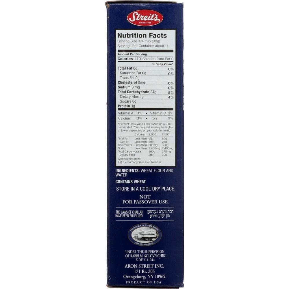 Streits Streits Unsalted Matzo Meal, 12 oz