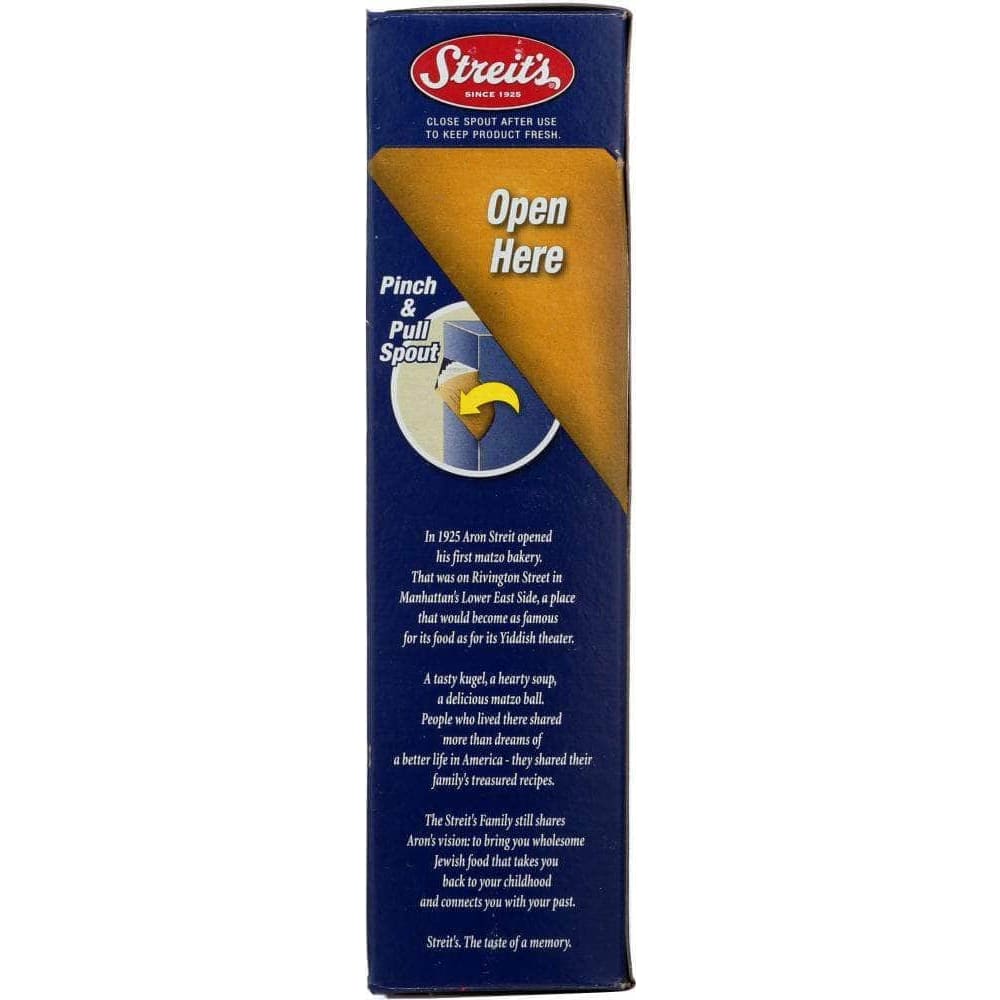 Streits Streits Unsalted Matzo Meal, 12 oz