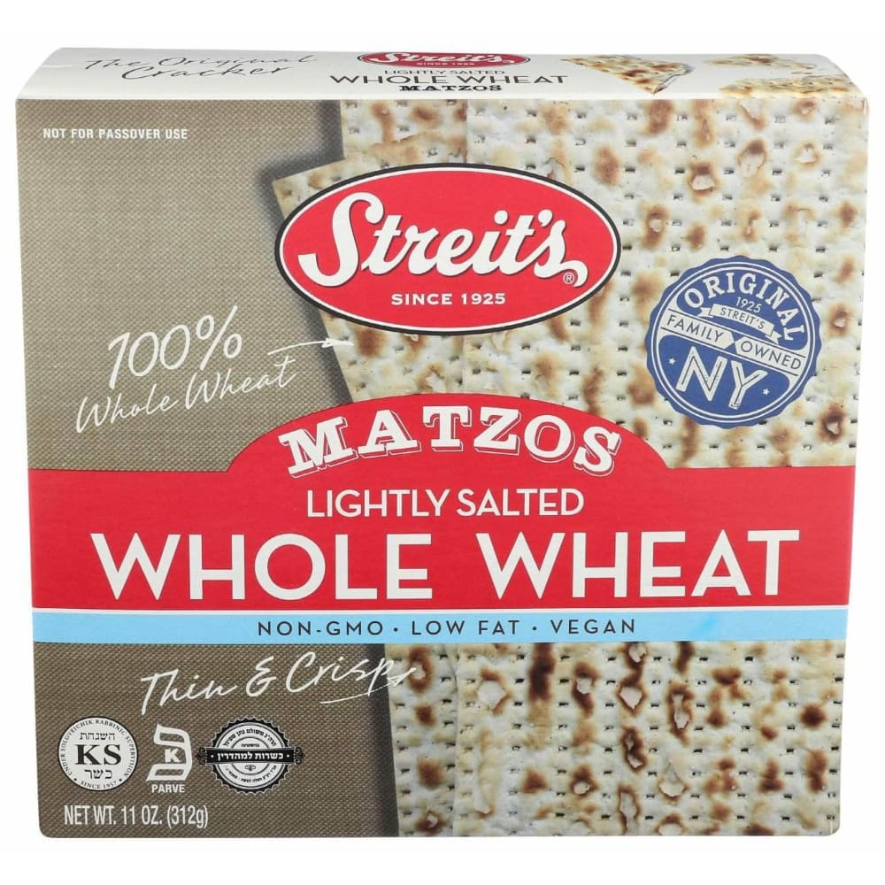 STREITS Streits Whole Wheat Matzo, 11 Oz