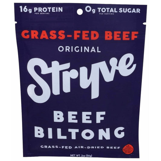 STRYVE PROTEIN SNACKS Stryve Protein Snacks Biltong Grass Fed Original, 2 Oz
