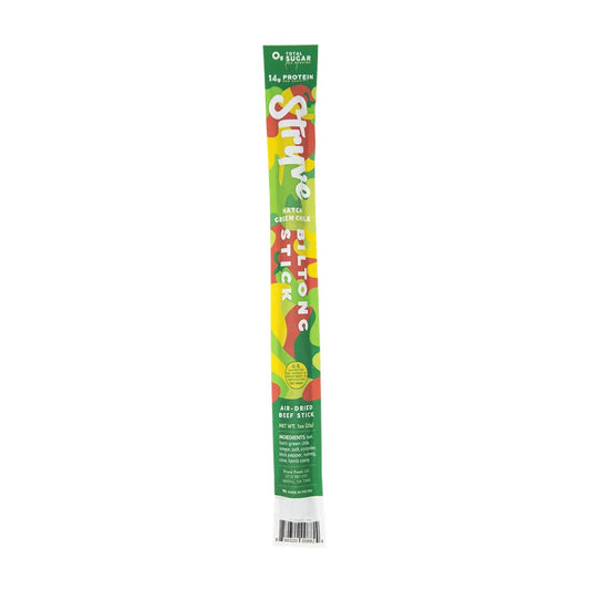 STRYVE PROTEIN SNACKS STRYVE PROTEIN SNACKS Biltong Stick Hatch Green Chile, 1 oz