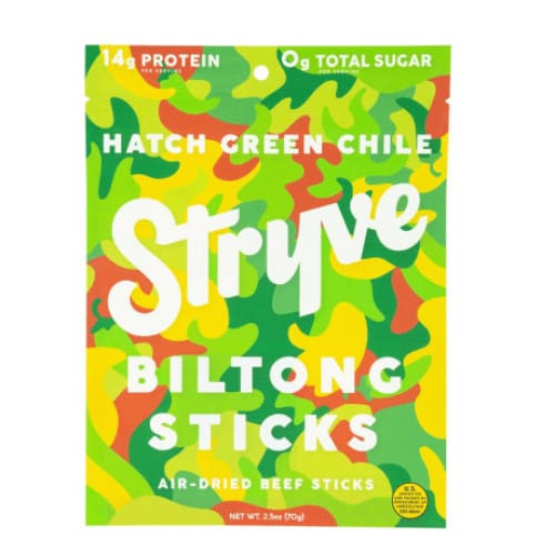 STRYVE PROTEIN SNACKS STRYVE PROTEIN SNACKS Mini Sticks Hatch Green Chile, 2.5 oz