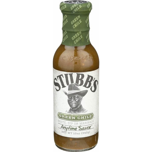 STUBBS Stubbs Green Chile Anytime Sauce, 12 Oz