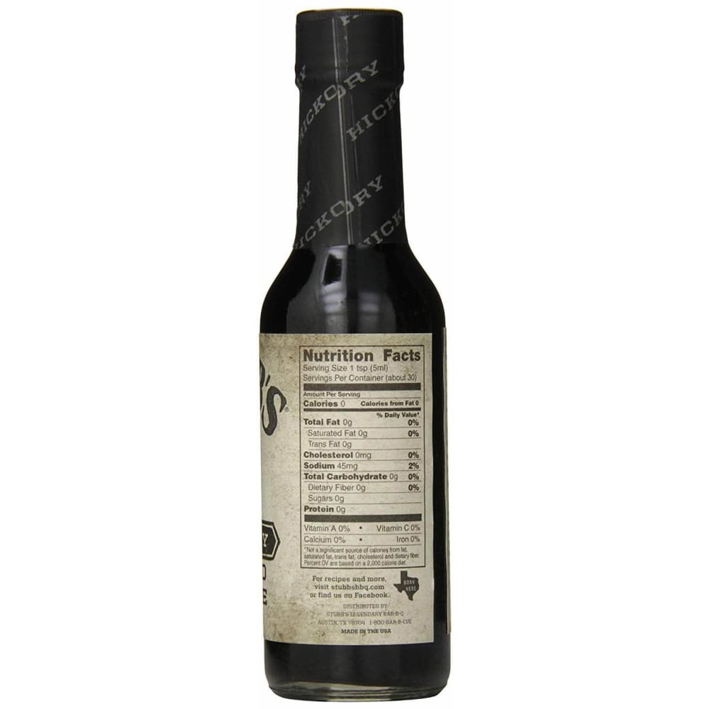 Stubbs Stubb's Hickory Liquid Smoke, 5 Oz