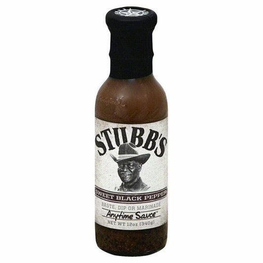 STUBBS Stubbs Sweet Black Pepper Anytime Sauce, 12 Oz