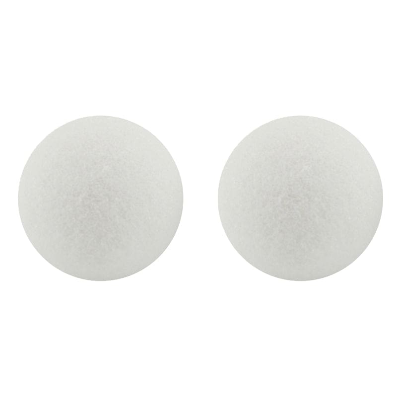 Styrofoam 4In Balls Pack Of 12 - Styrofoam - Hygloss Products Inc.