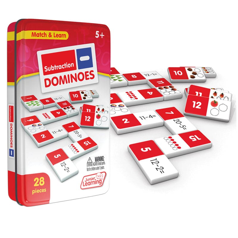 Subtraction Dominoes (Pack of 6) - Dominoes - Junior Learning