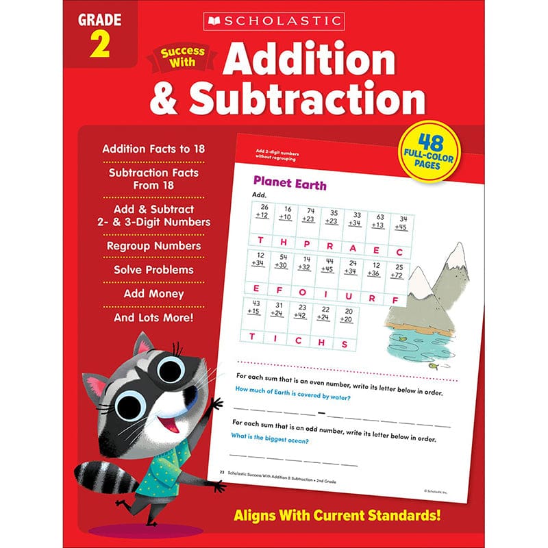 Success with Add & Subtraction Gr 2 (Pack of 8) - Addition & Subtraction - Scholastic Teaching Resources