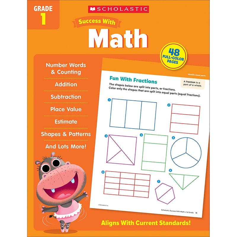 Success With Math Gr 1 (Pack of 8) - Activity Books - Scholastic Teaching Resources