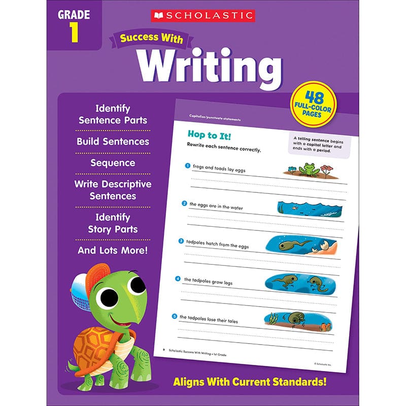 Success With Writing Gr 1 (Pack of 8) - Writing Skills - Scholastic Teaching Resources