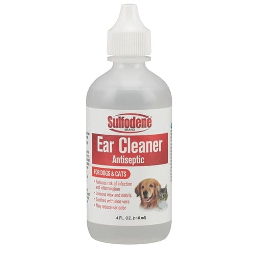 Sulfodene Ear Cleaner for Dogs & Cats 4oz - Pet Supplies - Sulfodene