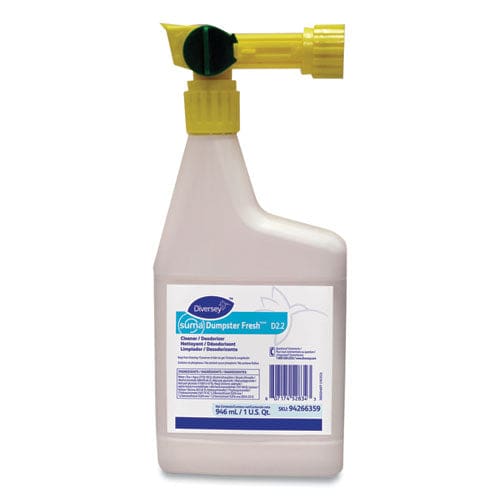 Suma Dumpster Fresh Floral 32 Oz Spray Bottle 4/carton - Janitorial & Sanitation - Suma®