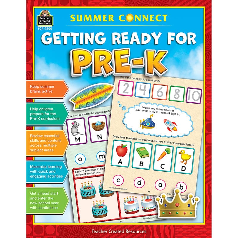 Summer Connect Getting Ready Gr Pk (Pack of 10) - Skill Builders - Teacher Created Resources