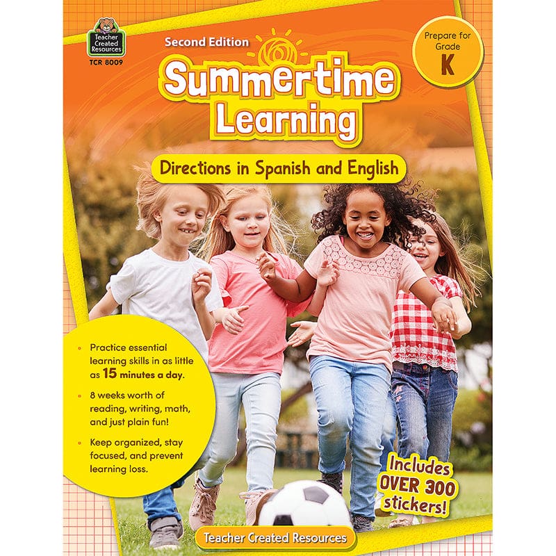 Summertime Learning Gr K 2Nd Ed English & Spanish Directions (Pack of 6) - Skill Builders - Teacher Created Resources