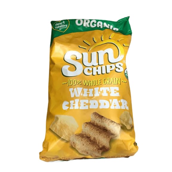 Sunchips 100% Whole Grain Organic White Cheddar Chips - 21 oz. - ShelHealth.Com