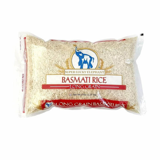 SUPER LUCKY ELEPHANT Super Lucky Elephant Rice Basmati, 5 Lb