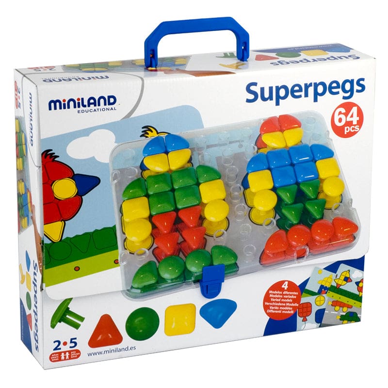 Super Pegs Board - Pegs - Miniland Educational Corporation