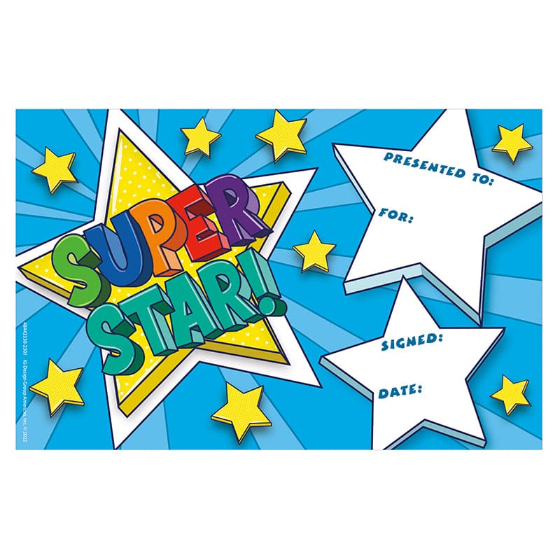 Super Star Recognition Award (Pack of 10) - Awards - Eureka