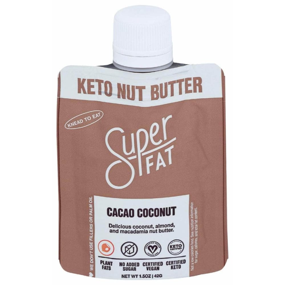 SUPERFAT Grocery > Snacks SUPERFAT: Cacao Coconut Nut Butter, 1.5 oz
