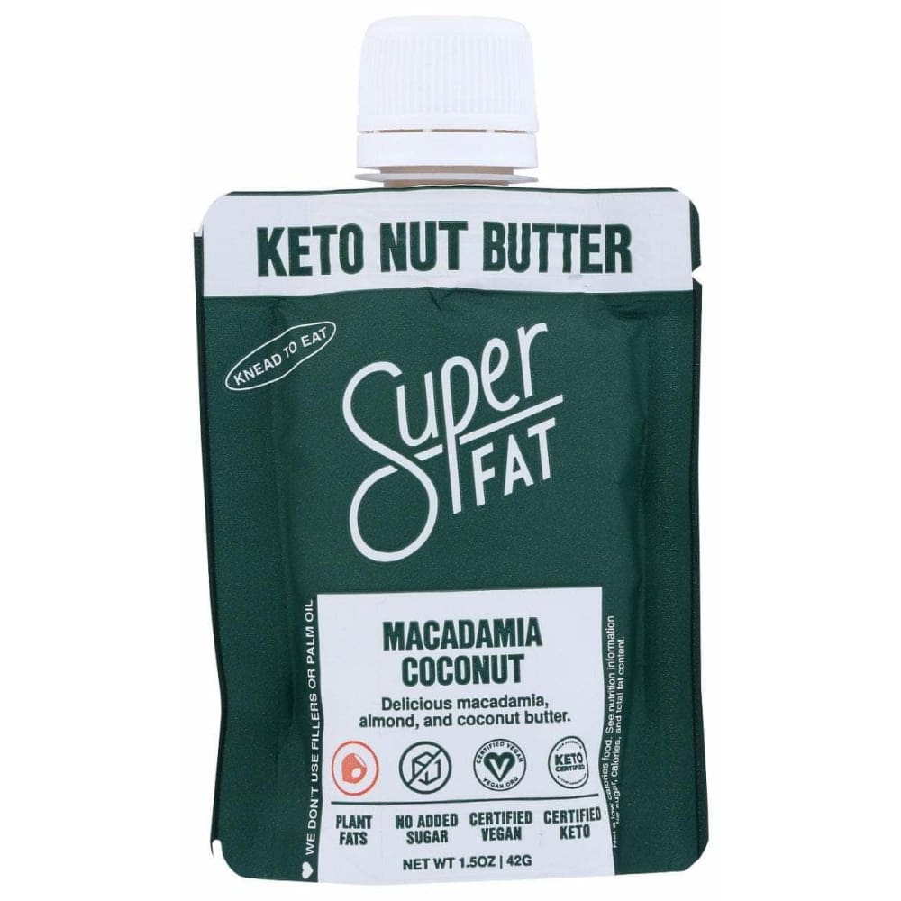 SUPERFAT Grocery > Pantry SUPERFAT: Macadamia Coconut Keto Nut Butter, 1.5 oz