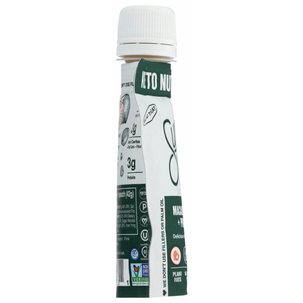 SUPERFAT Grocery > Pantry SUPERFAT: Macadamia MCT Plus Probiotics Keto Nut Butter, 1.5 oz