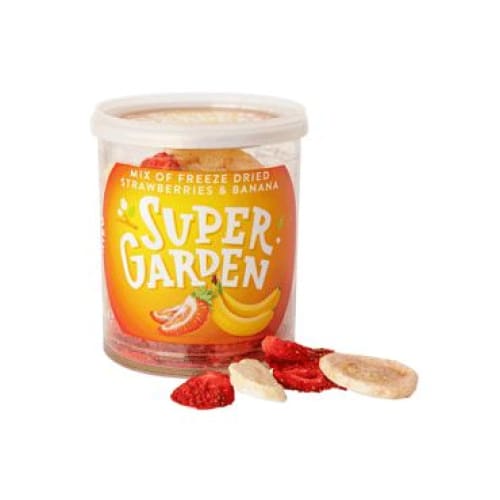 SUPERGARDEN Freeze Dried Strawberries & Bananas Mix 0.99 oz. (28 g.) - SUPERGARDEN