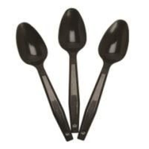 Supplyworks Teaspoon Plastic Black C1000 - Nutrition >> Food Service - Supplyworks