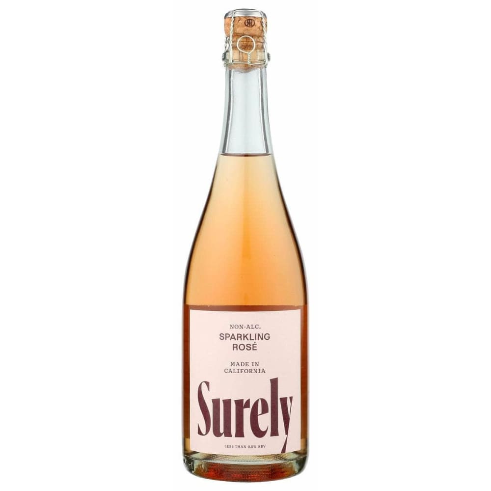 SURELY Grocery > Beverages SURELY: Non Alcoholic Sparkling Rose, 25.36 fo