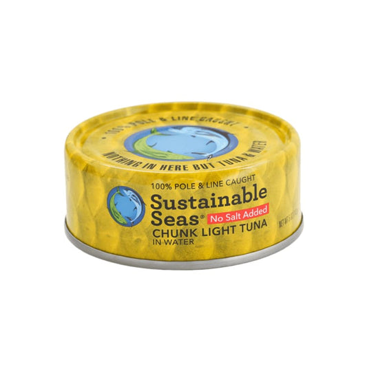 SUSTAINABLE SEAS SUSTAINABLE SEAS Tuna Lt Chnk Watr No Salt, 5 oz