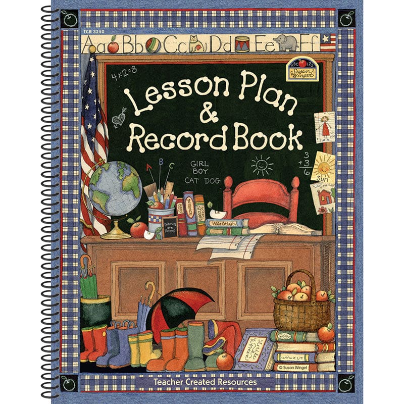 Sw Lesson Plan And Record Book (Pack of 3) - Plan & Record Books - Teacher Created Resources