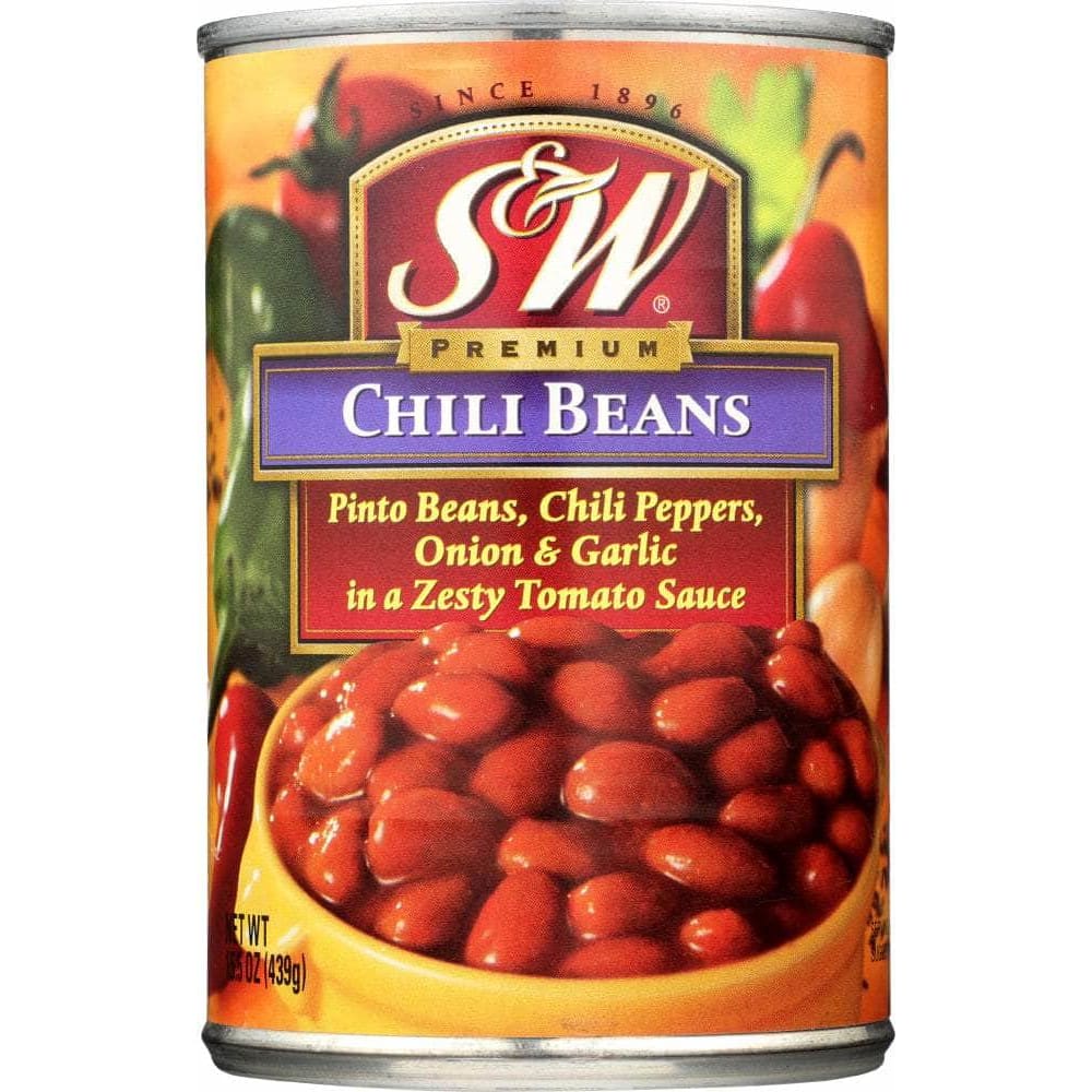 S&W S&W PREMIUM Chili Beans, 15.5 Oz
