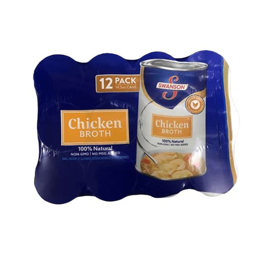 Swanson Chicken Broth (14.5 oz., 12 ct.) - ShelHealth.Com
