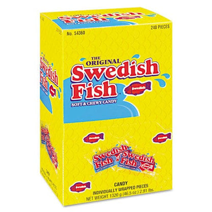 Swedish Fish Grab-and-go Candy Snacks In Reception Box 240-pieces/box - Food Service - Swedish Fish®