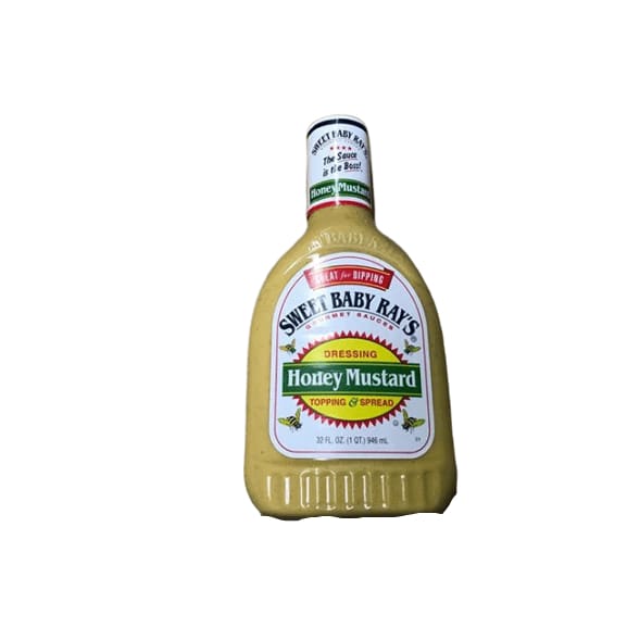 Sweet Baby Rays Honey Mustard Dressing Topping and Spread, 32 Fluid Ounce - ShelHealth.Com