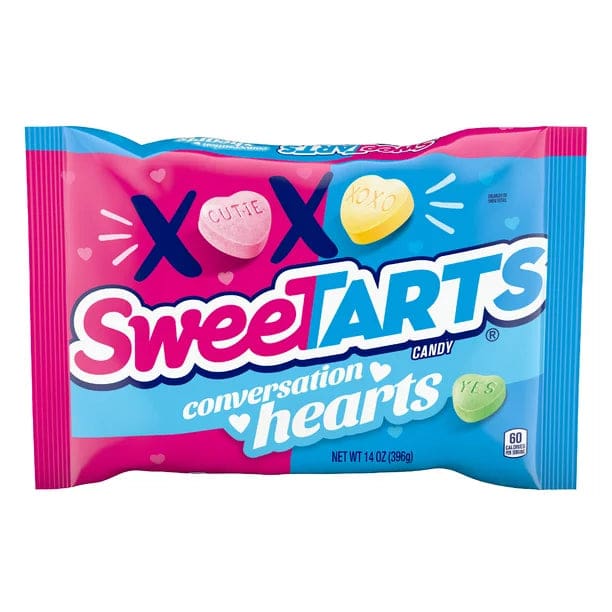 SweeTARTS Valentine’s Day Conversation Hearts Candy 14 oz Bag - SweeTARTS