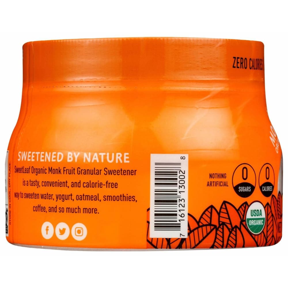 SWEETLEAF STEVIA Sweetleaf Stevia Granular Monk Fruit Sweetener, 8.47 Oz