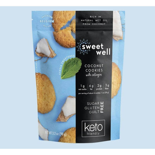 SWEETWELL Sweetwell Cookies Coconut Keto, 3.2 Oz