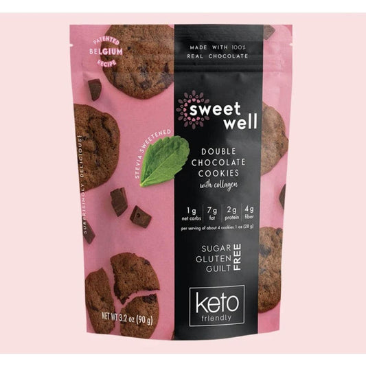 SWEETWELL Sweetwell Cookies Dbl Choc Keto, 3.2 Oz