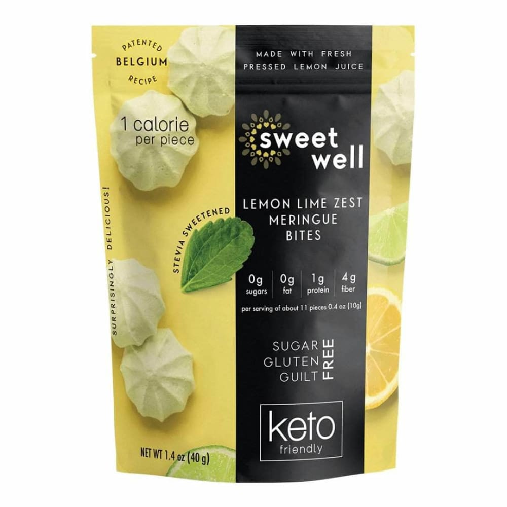 SWEETWELL Sweetwell Lemon Lime Zest Meringue Bites, 1.4 Oz