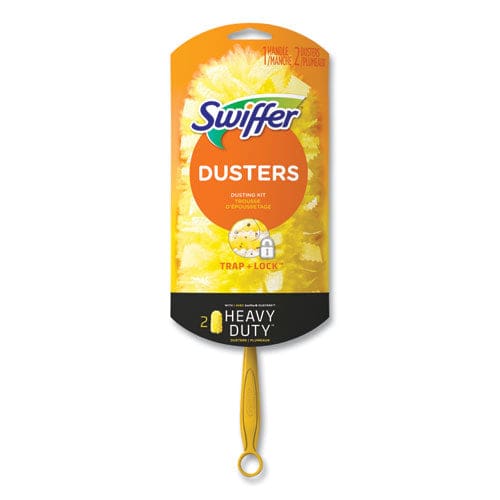 Swiffer Heavy Duty Dusters Starter Kit 6 Handle With Two Disposable Dusters 4 Kits/carton - Janitorial & Sanitation - Swiffer®