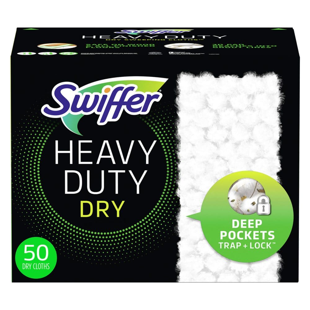 Swiffer Sweeper Heavy Duty Dry Floor Cleaner Cloths (50 ct.) - Cleaning Supplies - Swiffer Sweeper