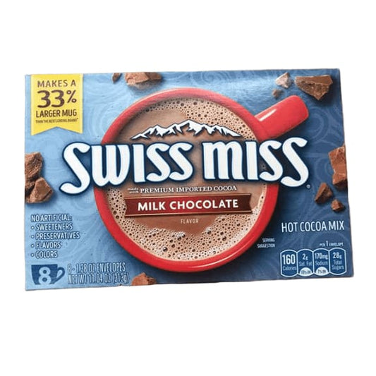 Swiss Miss Milk Chocolate Flavor Hot Cocoa Mix, 8 x 1.38 Ounce Envelopes - ShelHealth.Com