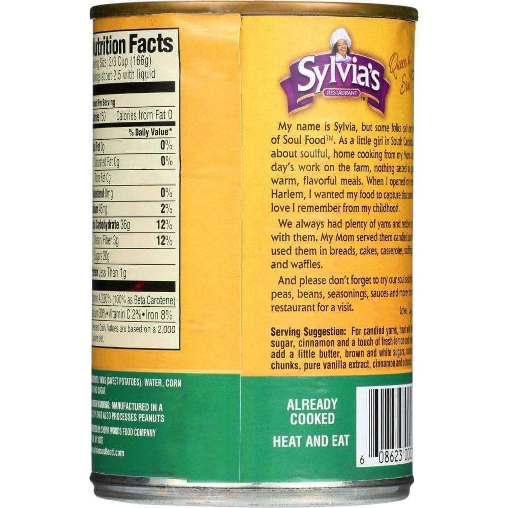 Sylvias Sylvias Specially Cut Yams in Light Golden Syrup, 15 oz