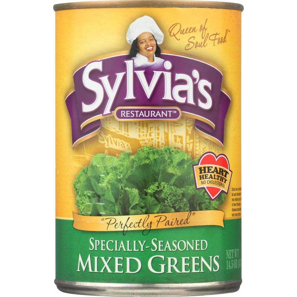 Sylvias Sylvias Specially Seasoned Mixed Greens, 14.5 oz
