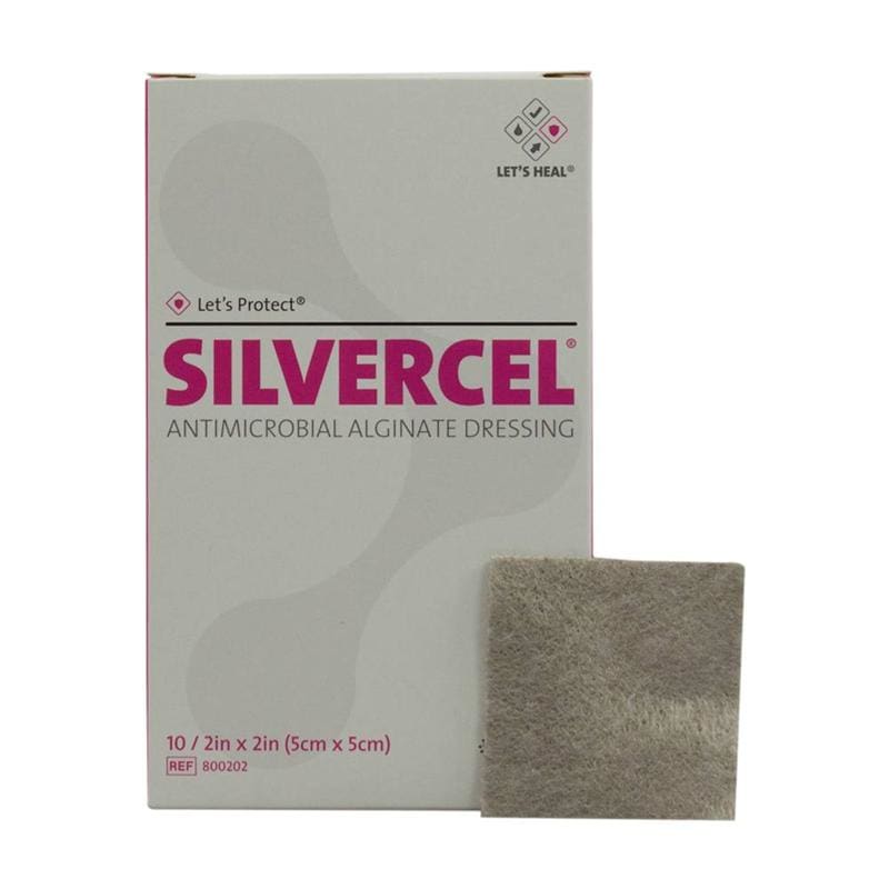 Systagenix Silvercel 2 X 2 Silver Alginate Box of 10 - Wound Care >> Advanced Wound Care >> Silver Dressings - Systagenix