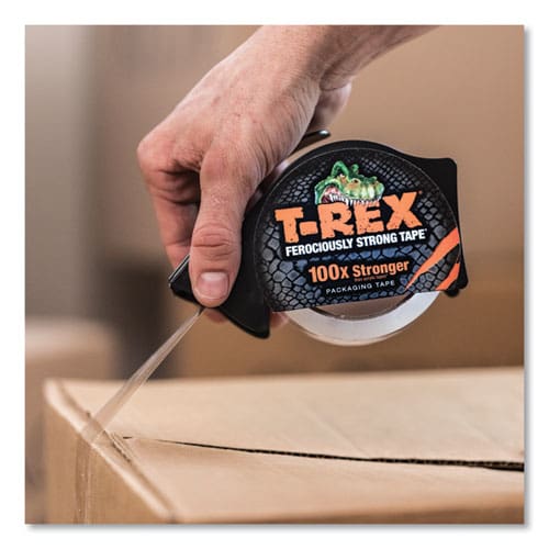 T-REX Packaging Tape With Dispenser 1.88 Core 1.88 X 35 Yds Crystal Clear - Office - T-REX®
